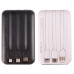 PB 150 Fast Charging Wireless Powerbank With Built-In 3 Cables